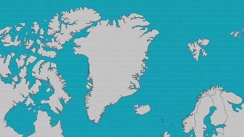Landkarte von Grönland