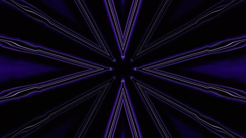 Abstract Flash Purple Gradient Neon Glow Polygonal Star Vj Loop Animation