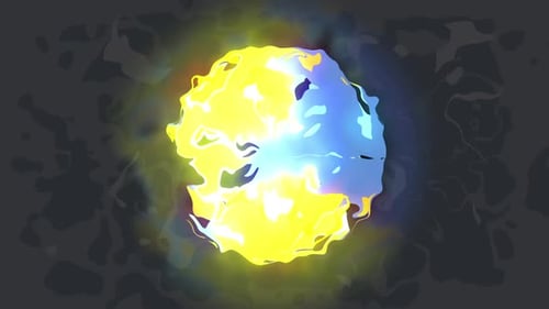 Dynamic Fluid Glow Orb Background Animation