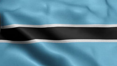 Botswana Flag Front