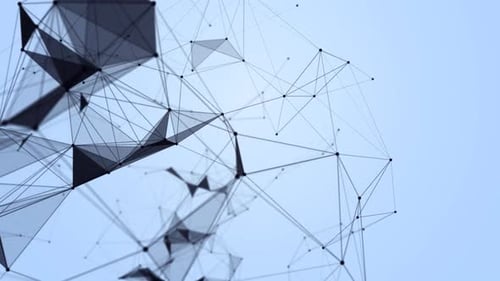 Abstract Digital Plexus Network Background Animation