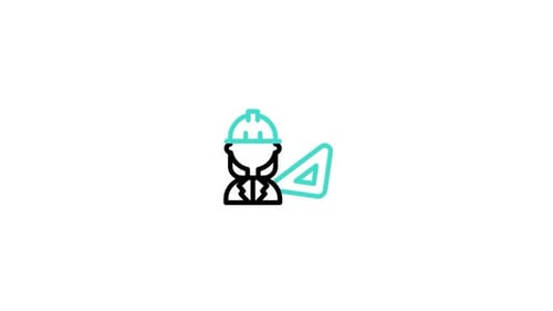 Icono animado de arquitecto