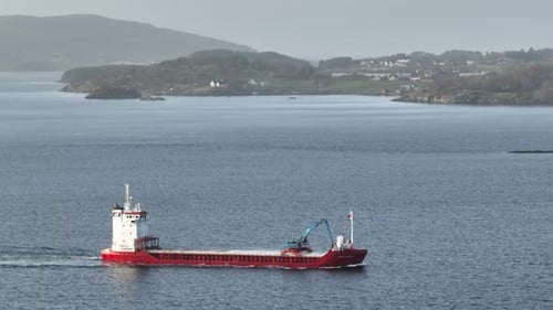 Norwegian shipping lanes moving equipment