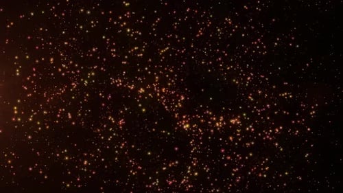 Abstract Glittering Particles Seamless Background Loop