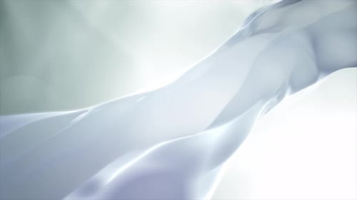 Elegant Abstract White Flowing Fluid Motion Background