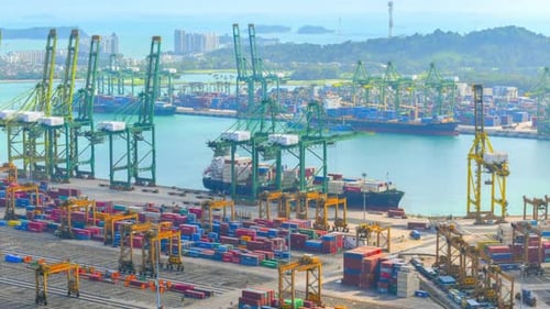 Singapore Port Cargo