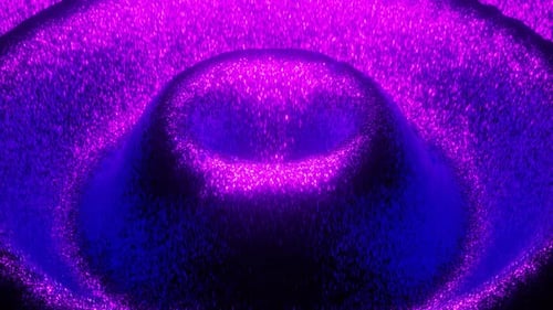 Purple Full Magic Waves Background Loop Animation In 4K