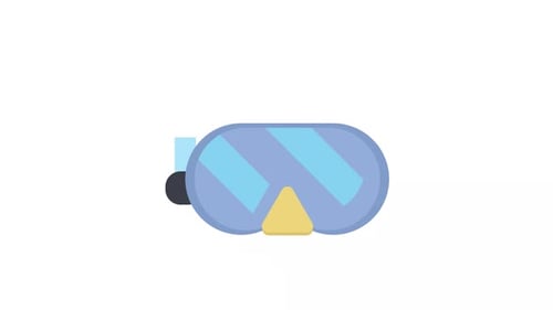 Diving Mask Element Alpha Animation