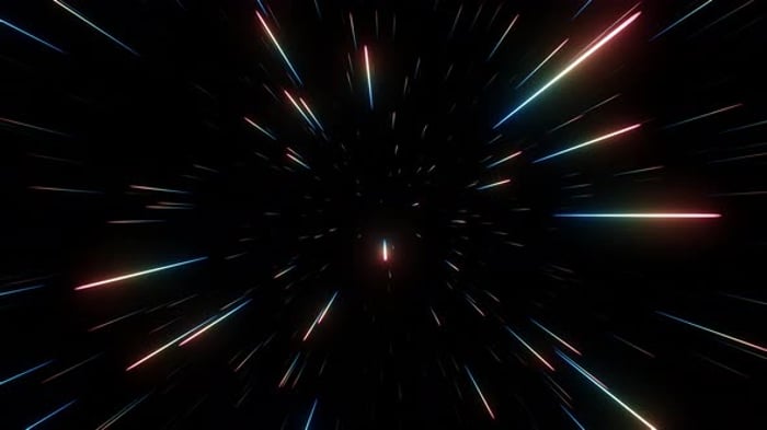 Futuristic Hyperspace Warp Speed Background Loop, Backgrounds Motion ...