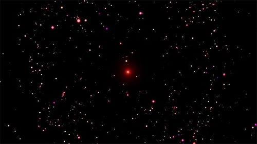 Particles Fireworks Background