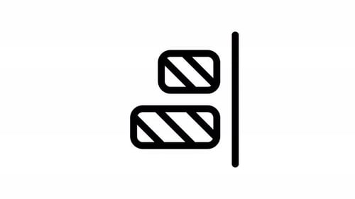 horizontal line icon animation
