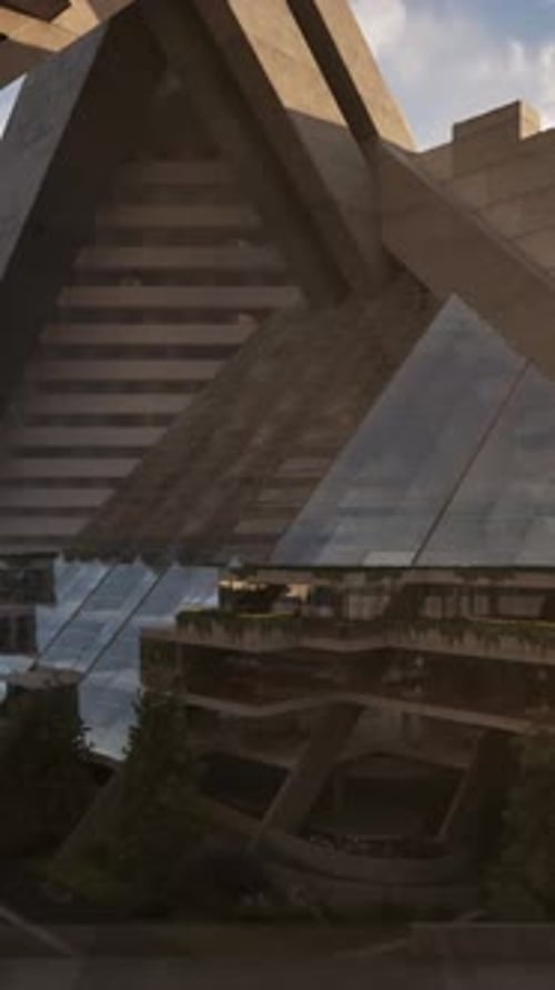 A Skyscraper with a Mesmerizing Display of Windows