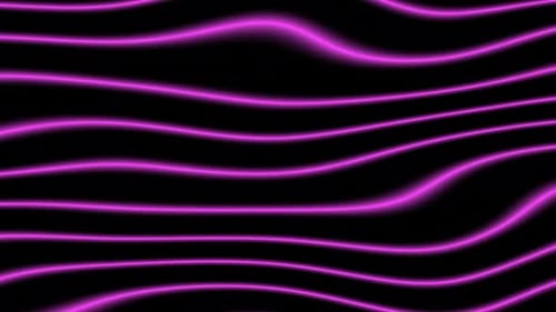 Purple string motion from top to bottom