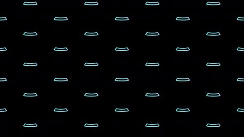 3D Symbol Black Animated Loop Background 4K