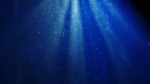 Underwater Depth with Floating Particles