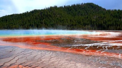 Grand Prismatic Spring in Yellowstone National Park