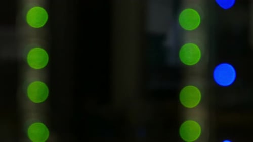 Abstract Lights of Working Data Server