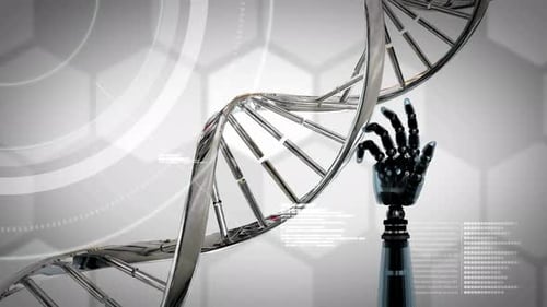 DNA Molecule, double helix strands