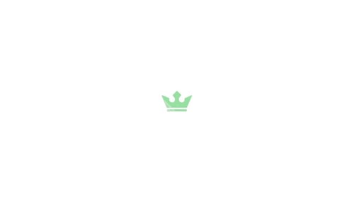 Animated Minimalist Crown Icon Reveal