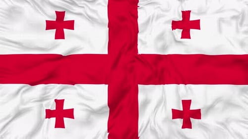 Georgia Flag Waving Loop