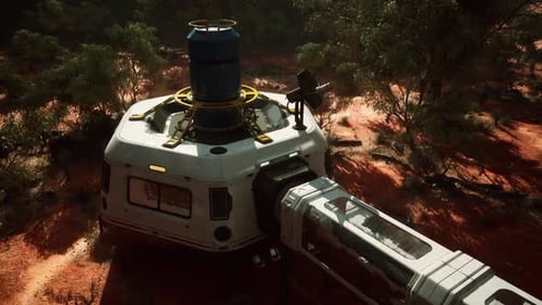 Building That Seems to Have Grown Out of the Ground