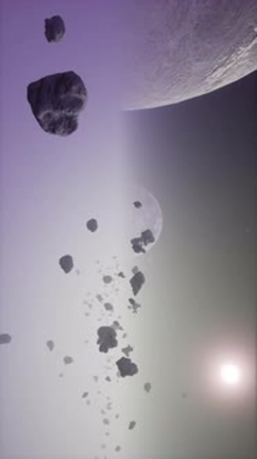 a Large Cluster of Asteroids Near an Unknown Planet Vertical