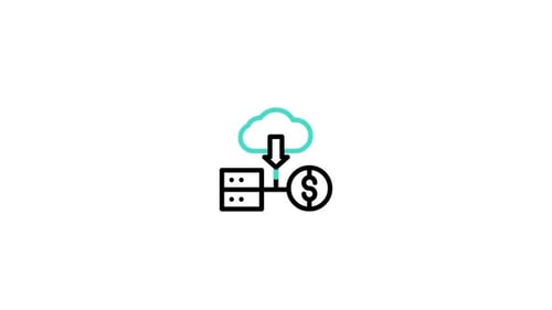 Animiertes Cloud-Symbol