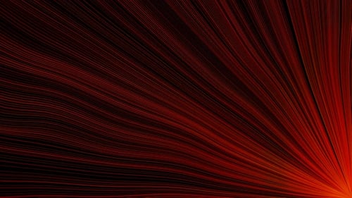 Red and Orange Beam Waves Background Loop Animation in 4K