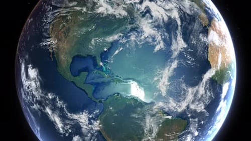 Zoom To Cities From Space United States Miami