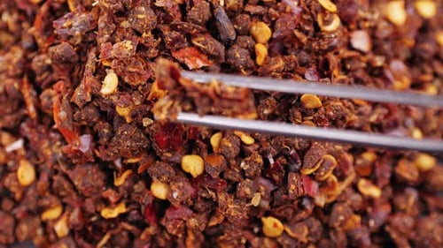 Close Up of Delicious Looking Chili Flakes