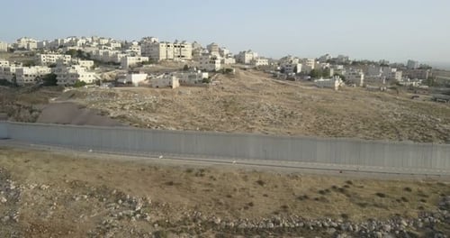East Jerusalem security wall flight