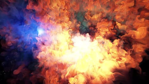 abstraction on the theme of the cosmic nebula and the birth of new universes