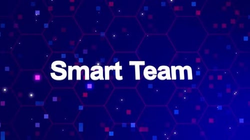 Abstract Geometric Hex Grid Technology Background Animation