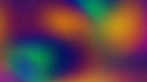 Vibrant Blurred Abstract Gradient Background with Fluid Colo