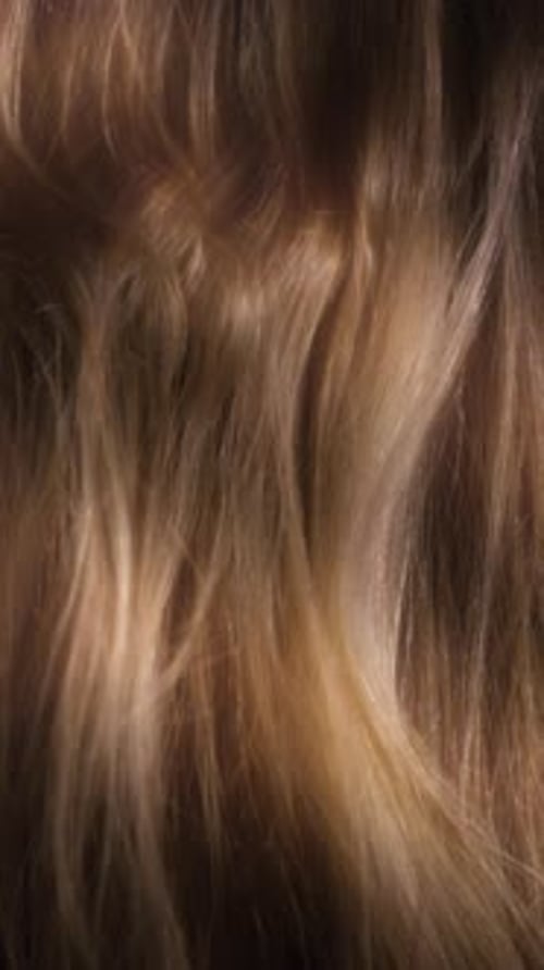 Blonde Hair Close Up Vertical