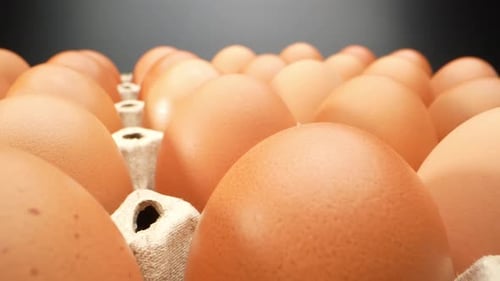 Entdecken Sie die Essenz frischer Eier in einem faszinierenden Makro-Video.