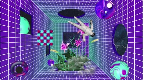 Retro Futuristic Background