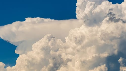 Epic Cloud Formations Shifting Across The Sky Showing Dynamic Weather Building Time Lapse