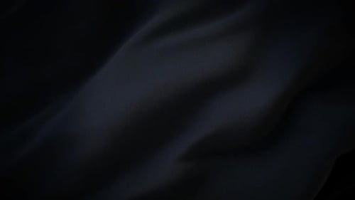 Elegant Flowing Dark Fabric Waving Background Loop
