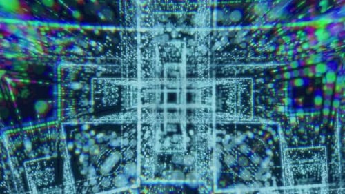 Hintergrund eines Fluges durch den Technologietunnel