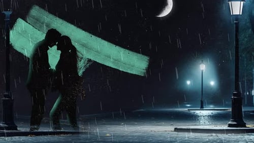 Grunge Brush Stroke Romantic Reveal Animation