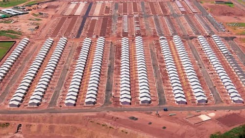Low Income Housing Panning Aerial