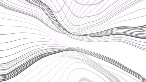 Gray Line Motion White Background