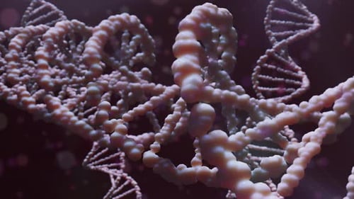 Sequencing dna structure for genome code health with magnification technology 4k