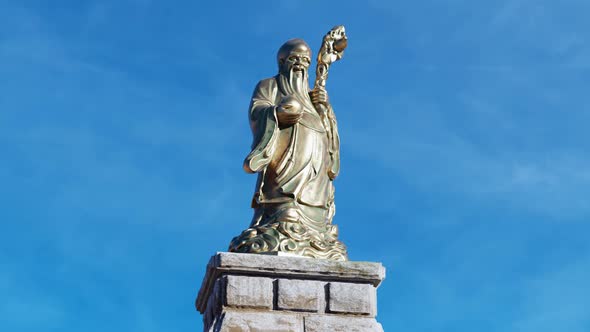 Chinese God Of Longevity Statue, Elements Motion Graphics ft. ancient