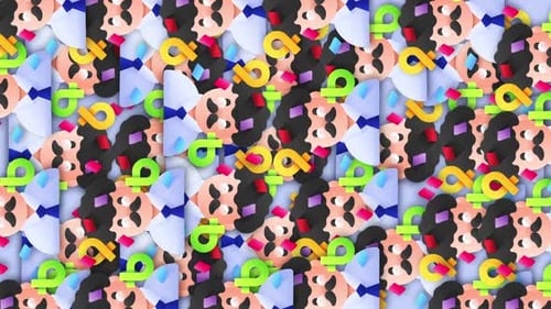 Teachers Day Icons Loop Background