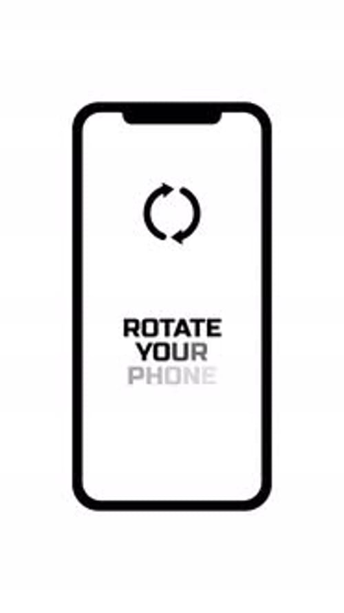 Minimalist Phone Rotate Screen Prompt Animation