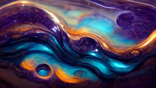 Fond abstrait, effet liquide, fond noir, rouge, holographique, marbre, liquide, HD
