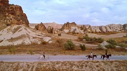 Horseback Riding Through Breathtaking Landscape