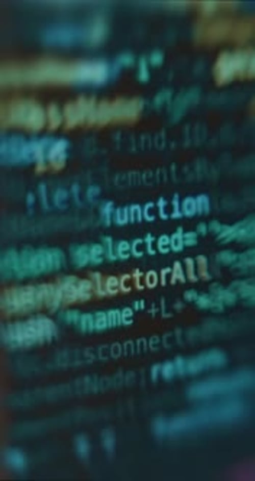 Pantalla de computadora con líneas de Código